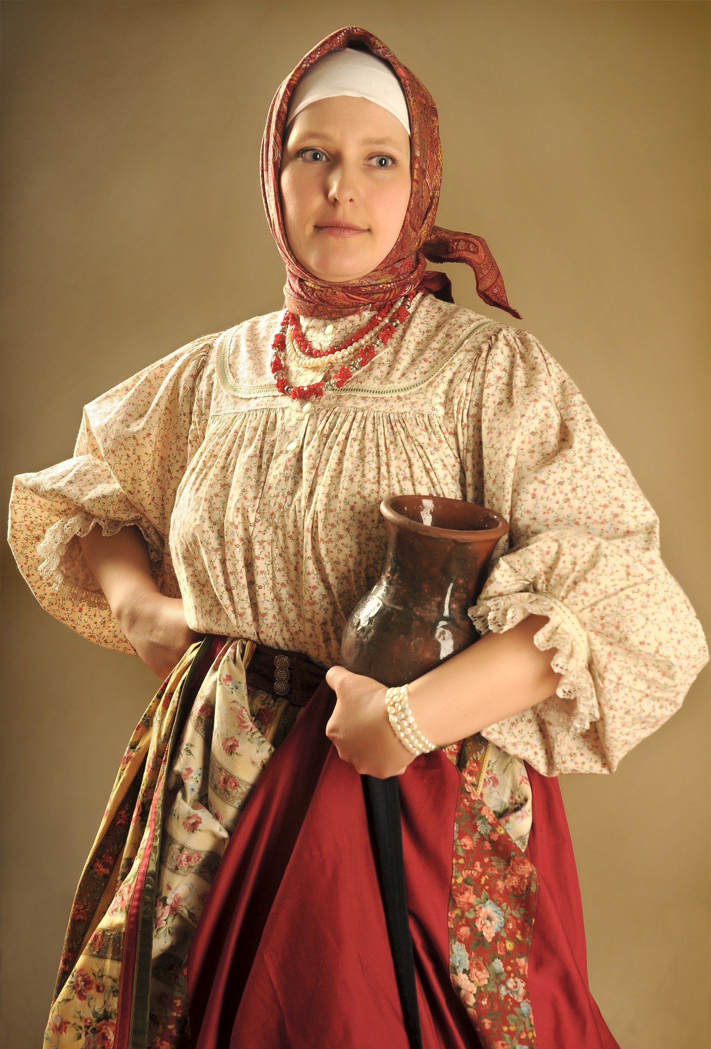 Girls in Slavic costumes in Sagamihara